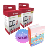 Canon - Komplet kartuš Canon PG-545 (črna) + CL-546 (barvna), original + foto papir, 2 kosa + DARILO GRATIS