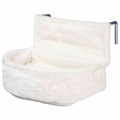 TRIXIE Ležaljka za macke za radijator Cuddly Bag, 45x13x33cm, Bela