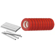 Komplet 10 x 25 m traku in 10 000 sponk. 15G456
