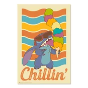 Poster Erik Disney: Lilo & Stitch - Chillin