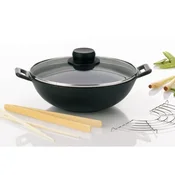 Kela WOK ponev MINI 24 cm iz litega železa, 5-delni komplet