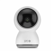 SPC Lares 360, IP sigurnosna kamera, U zatvorenom, Žicano, Stolni, Crno, Bijelo, 360°