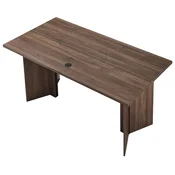 VEVOR Upravni pisalna miza 160x80x76 cm Oreh