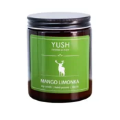 shumee Mango in limeta - sojina sveča z vonjem manga in limete - yush - 180 ml