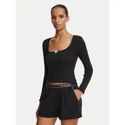 KARL LAGERFELD Pižama B4W45017 Črna Regular Fit