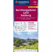 KOMPASS Fahrradkarte 3336 Berchtesgadener Land, Salzburg 1:70.000