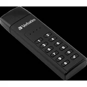 Verbatim USB 3.0 Keypad Secure 128 GB črn