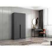 Hanah home Ormar Kale Plus Membrane Anthracite 90x210x52cm Antracit