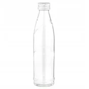 Altom Dekorativna steklenička za sok z navojnim pokrovčkom, prozorna, majhna, 200 ml, 1 kos. Vandenu
