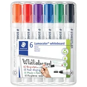 MARKER ZA BIJELU PLOČU 2MM PK6 RECIKLIRANI LUMOCOLOR STAEDTLER 351 WP6