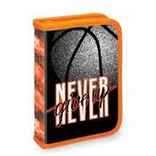 S-cool Puna pernica za decake Basketball never give up, Crno - narandžasta