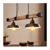 Eglo 44085 - Luster na lancu OLDBURY 2xE27/60W/230V