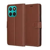 Etui Techsuit Leather Folio za Honor X8c - rjav