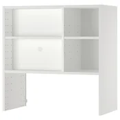 METOD Zidni element za ugradni aspirator, bela, 80x37x80 cm