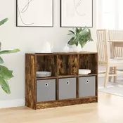Kreveta s ladicama Dimljeni hrast 88,5 x 27,5 x 63,5 cm
