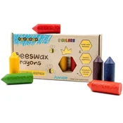 Medenka Medenka JUNIOR svinčniki iz čebeljega voska 1+ (6 barv) 100% naravno