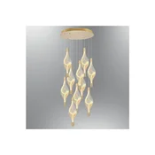Opviq luster Hare 3439-10A-3, LED 100 W, žuti