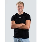 BrainMax Moška majica Brain Think Healthy, črna Velikost: S