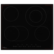 vidaXL Keramicka ploca za kuhanje s 4 plamenika 6600 W