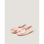 Monsoon Children Baletanke za devojcice Super Bow Satin Ballerina, Roze