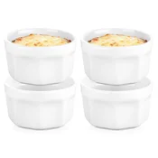shumee 4x Pekač za peko, skleda, keramični ramekin, 40 ml