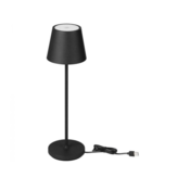 V-TAC LED NAMIZNA SVETILKA 1,5W, 150LM, 3000K, 4400MAH, POLNILNA BAZA, ČRNA, IP54