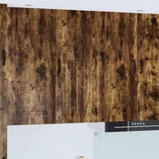vidaXL Stenska kuhinjska omarica Dimljeni oreh 50 x 31 x 100 cm