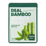 Farmstay Real Bamboo Essence Mask - Hidratantna maska v tkanini z bambusovim ekstraktom 1kos/23ml