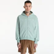 Mikina PLEASURES x Umbro Diamonds Zip Fitted Hoodie Sage M