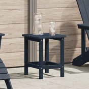 vidaXL Adirondack stranska miza Mornarsko modra 38x38x46 cm HDPE