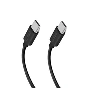 SBS SBS USB-C kabel - 3.2 100W napajanje 1,5 m črne barve