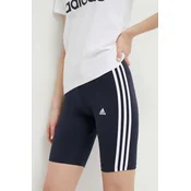 Kratke hlače adidas ženski, mornarsko modra barva,