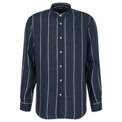 Bugatti Srajca 9550-78954C Mornarsko modra Casual Fit