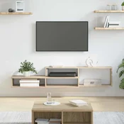 vidaXL StojalozaTVnasteni 150x25x28,5cm Konstruiran les