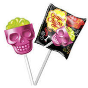 Chupa Chups Skull Lollipop Skull Strawberry Lime karton 45 x 15 g
