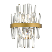 Zuma Line W0567-02D-B57G - Zidna lampa CONSTANTINOPLE 2xG9/28W/230V zlatna