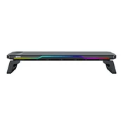Stojalo za monitor Marvo DZ-02 - črno, osvetlitev RGB Rainbow