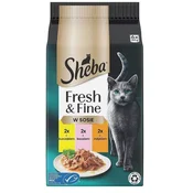 Sheba Sheba fresh fine mix piletina losos puretina u umaku mokra hrana za macke 6x50g