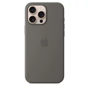 APPLE MagSafe fiksni silikon case iPhone 16 Pro Max koszürke