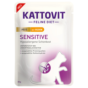 Varčno pakiranje Kattovit Sensitive Paté 30 x 85 g - s piščancem