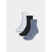 Childrens Casual Socks Above the Ankle with Organic Cotton (3Pack) 4F - Multicolored