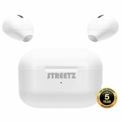 Slušalice Streetz TWS-114 Mini, bežicne, bluetooth, mikrofon, in-ear, bijele - BEST BUY TWS-114