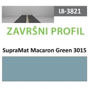 Profil Zidni MDF Završni LB-3821-B SupraMat Macaron Green (3015) 2800x116x18mm ( 026-140 )