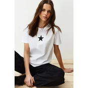 Trendyol Milla Ženska majica TWOSS24TS00095, Bela