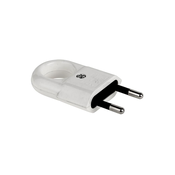 CABLETECH Bijeli plosnati prikljucak WTP2C-2