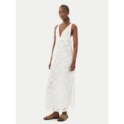 MICHAEL Michael Kors Poletna obleka MS683HIKR1 Bela Slim Fit