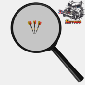 Mini pikado puščice HARROWS/Mini Darts s mehko konico