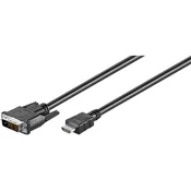 EWENT EWENT HDMI moški/DVI-D 24+1 moški 2m kabel, (21407058)
