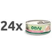 Oasy Natural Range Adult koščki v želeju - losos - 150 g 24 x 150 g