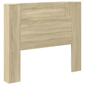 Krevetna ploca s LED-om s policom Sonoma 120 x 16,5 x 103,5 cm